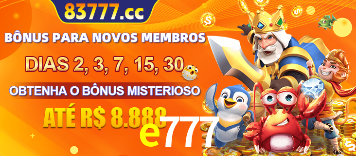 Anúncio dos benefícios para Membro VIP Sênior na plataforma e777, incluindo bônus promocionais, semanais e mensais, ilustrado com o personagem Fortune Tiger.