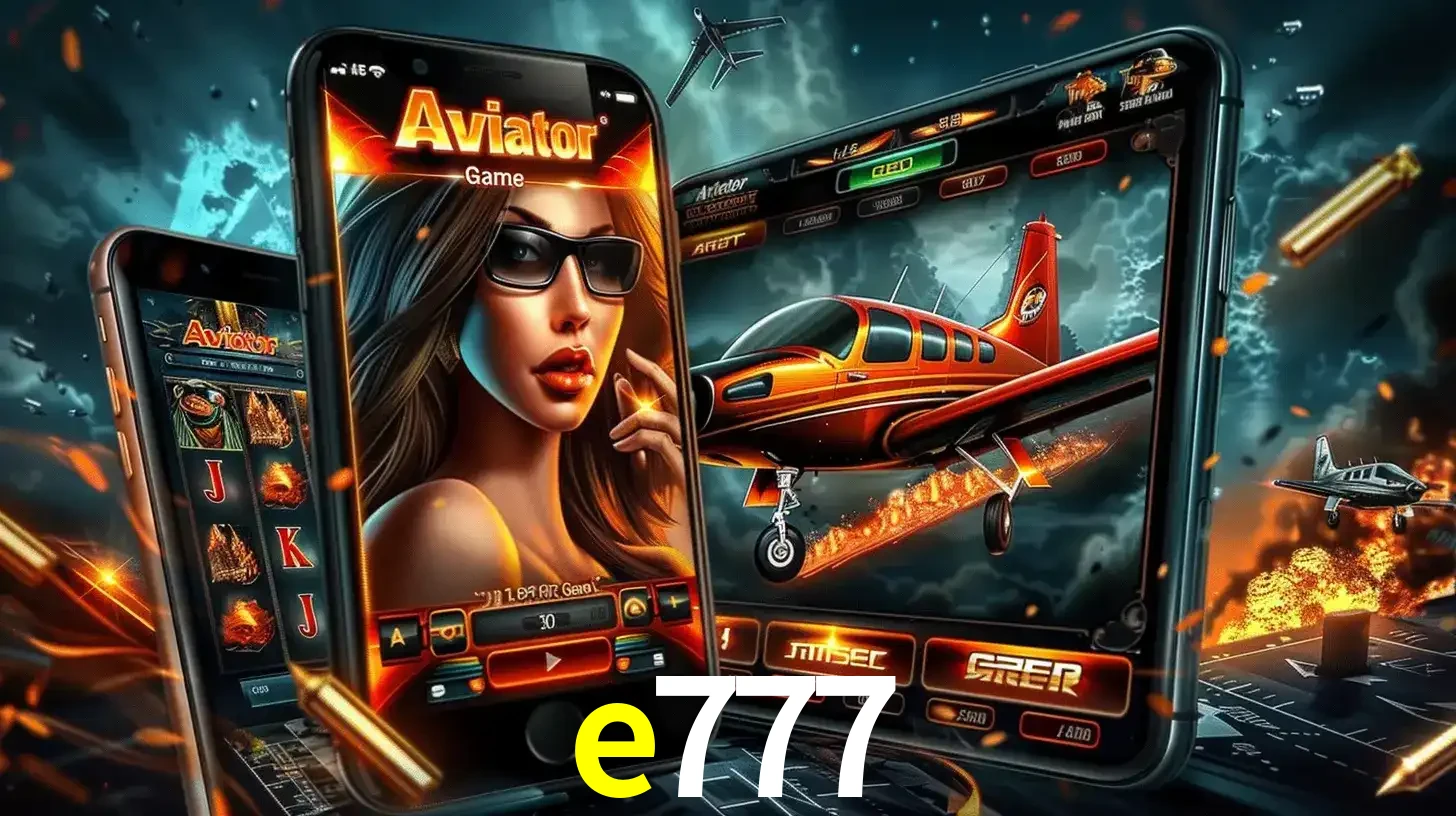 O popular jogo de apostas Aviator exibido em vários celulares e tablets, mostrando a interface emocionante e a ação de voo disponíveis para jogar agora no e777.