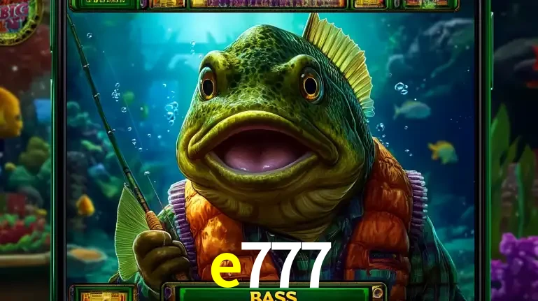 Personagem de peixe pescador do popular jogo de slot com tema de pescaria, uma das emocionantes opções de caça-níqueis para jogar e ganhar no cassino e777.